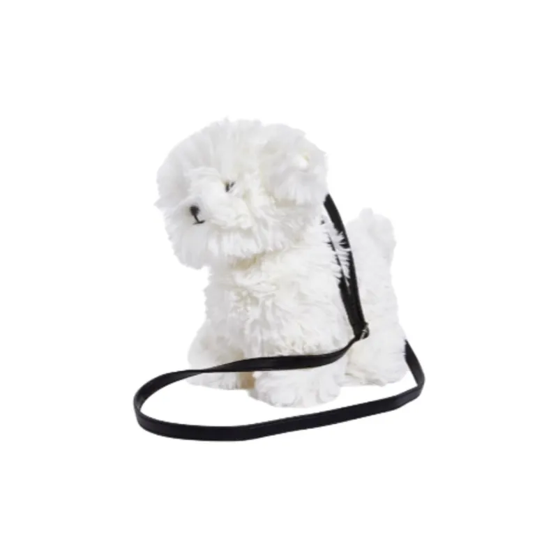 The Green Party Polyester Shoulder Bag, Crossbody Bag Women's Beagle Brown/Poodle White/Husky Gray-2