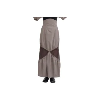 UNITED TOKYO FW24 Casual Long Skirts Women's Light Brown