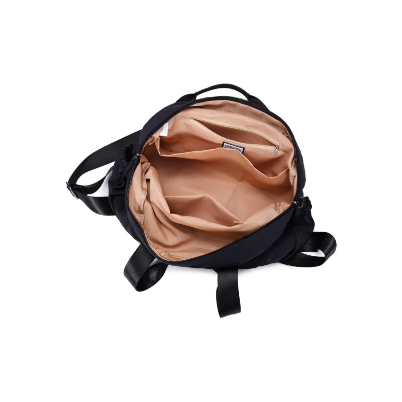 Dubaolu Fabric Backpack Large Size Women's Forest Green/Light Camel/Black-4