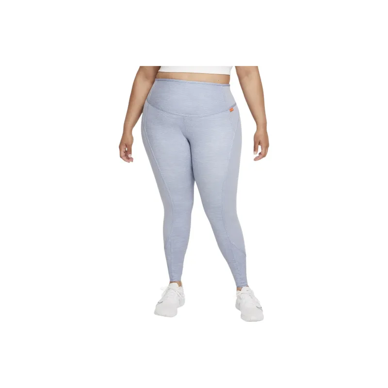 Nike Women's Mid-Rise Leggings Athletic Trousers Women's Light Gray-0
