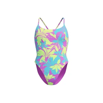 Speedo One piece Swimsuit Women's Pink/Yellow