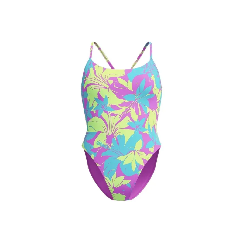 Speedo One piece Swimsuit Women's Pink/Yellow-0