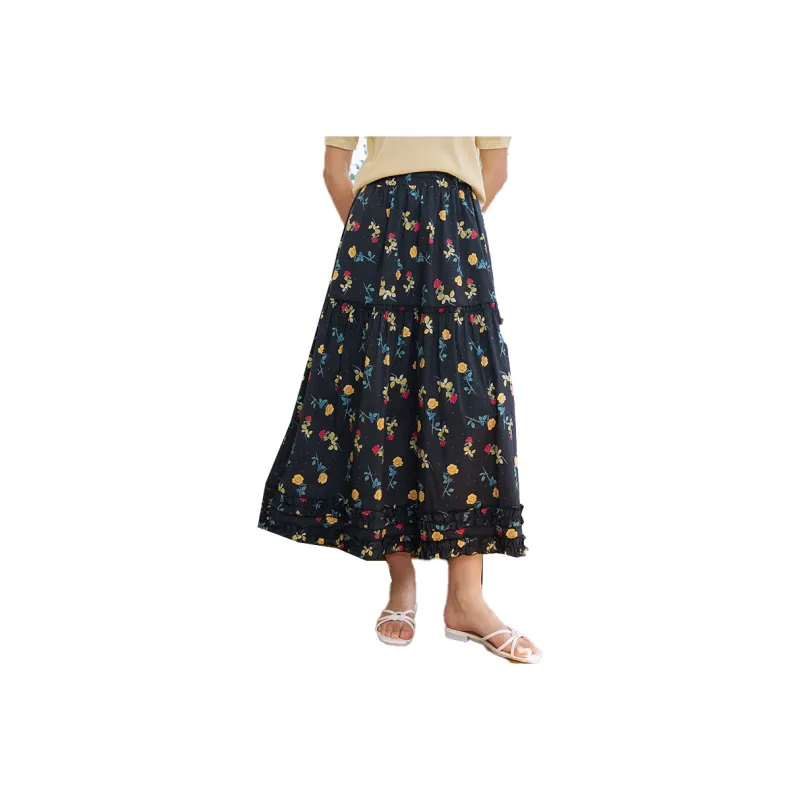 ELF SACK Casual Long Skirt Women's-6