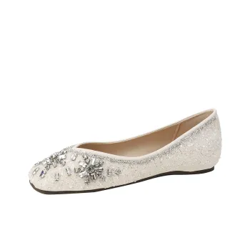 Lanza Casual Single Shoes 1cm Women's Silver