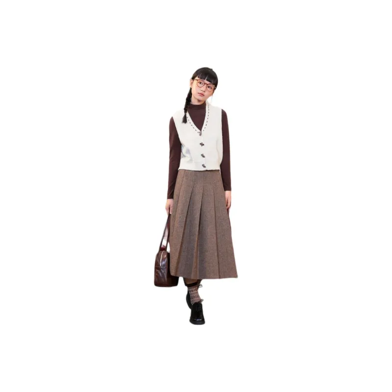 ZIHAN Casual Long Skirts Women's-0