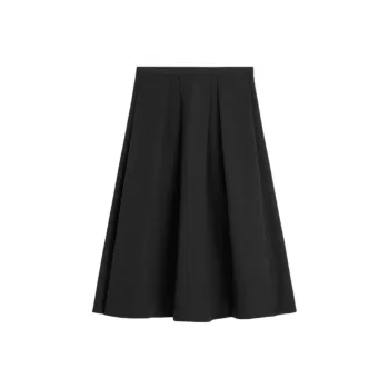 TOTEME Twinflower Pleated Midi Skirt