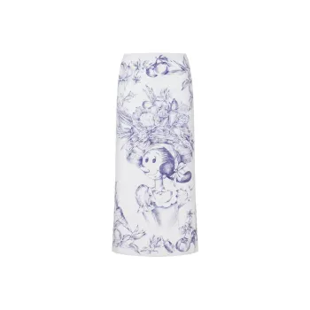 MOSCHINO Graphic print Midi Skirt