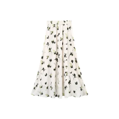 A Paradise For Awakening Casual Long Skirt Women's Ecru