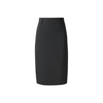 HLA Casual Long Skirts Women's Black X4