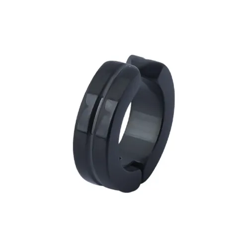 QIANFANGDAHUANGYE Titanium Steel Clip On Earrings Men's