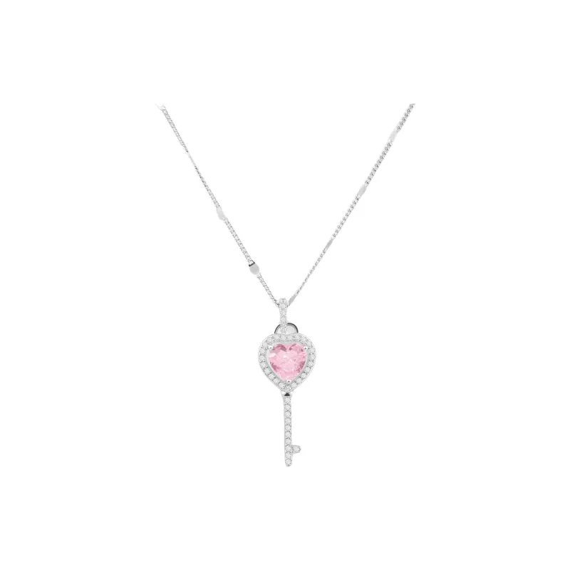 YDE S925 Silver With Zircon Necklaces Women's-0