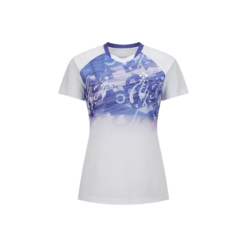 KUMPOO Badminton Clothing Women's White-0