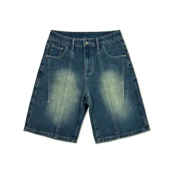 BRYAN JIMENEZ Denim Shorts Unisex