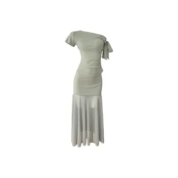 BEAUTIFUL CONFESSION Skirt Set Women's Fruit Green