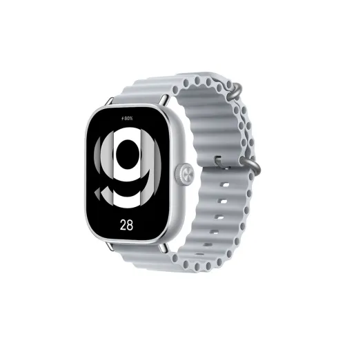 MUZHITIANKONG Xiaomi Red Beige Compatibility Watch Band Silicone Material