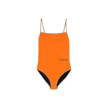 Burberry One-piece Swimsuit Women's Orange