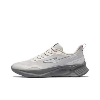 Erke Slip Resistant Cushioning Low Top Casual Running Shoes Men's Gray