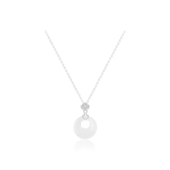 Kelanxi Chalcedony Necklaces Women's