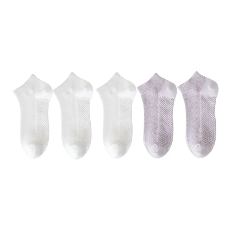 Lan Miao No Show Socks Women's 5 Pack-5