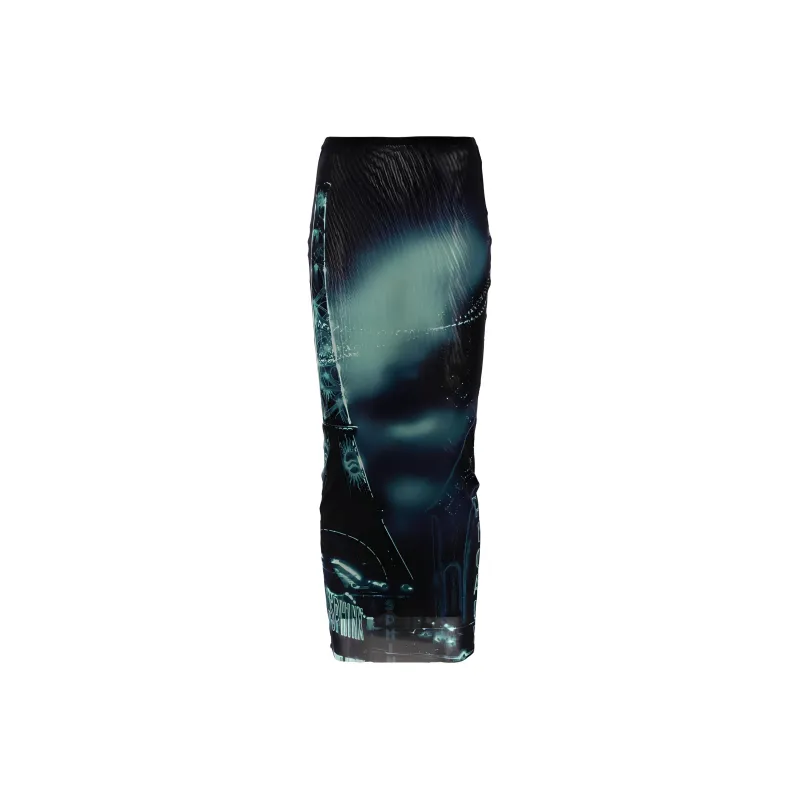 Jean Paul Gaultier Mesh Long Skirt 'Pigalle'-0