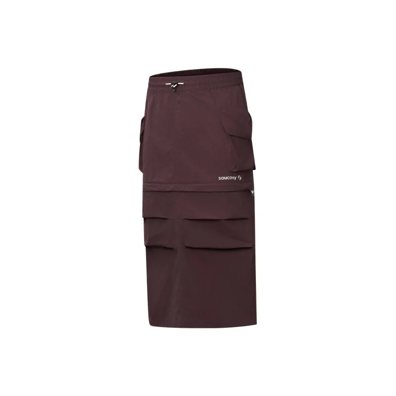 Saucony Casual Long Skirt Women's Burgundy-0