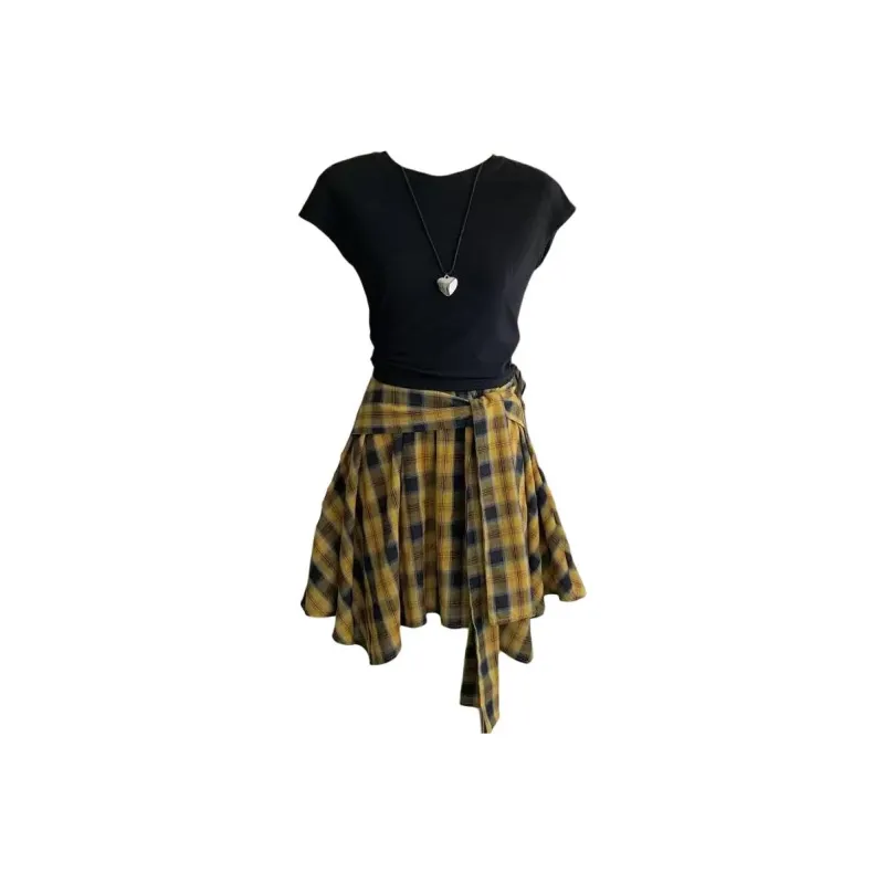 ABCMININ Two Piece Skirt Sets Women's-0