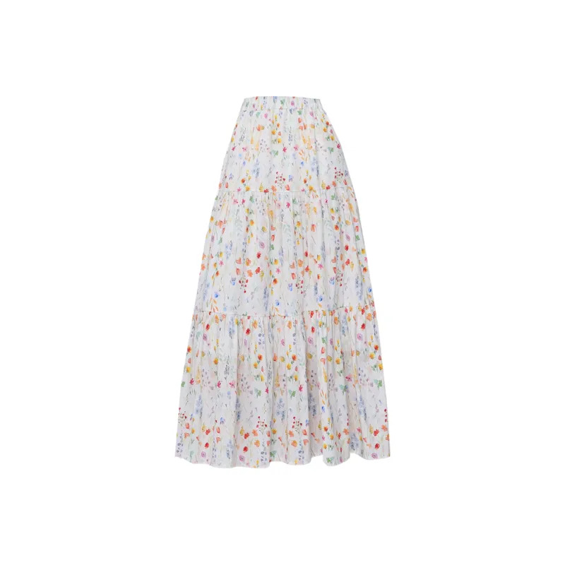 Mu Xiao Xin Casual Long Skirt Women's-0