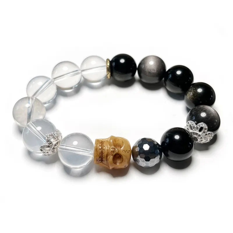 CUIJING Obsidian Bracelets Unisex-0
