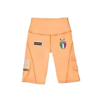 Kappa FW/AW22 Sports Shorts Women's Neon Orange Yellow