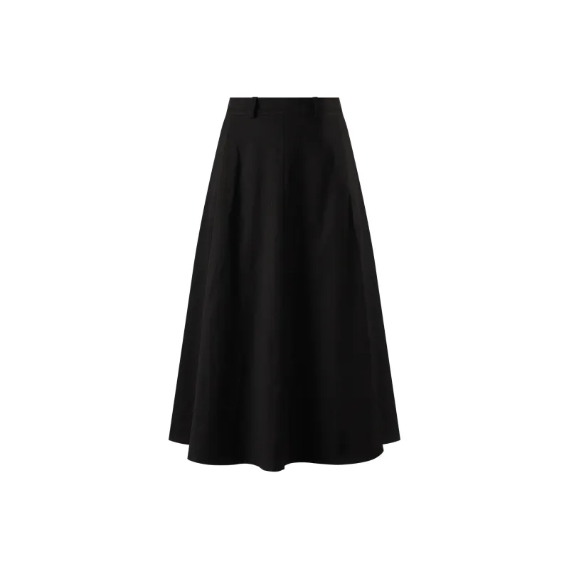 THE SEA LIFE Casual Long Skirt Women's Black Mage-0