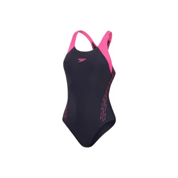 Speedo Hyperboom Racerback One-piece Swimsuit Women's Blue Pink