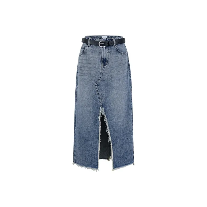 URBAN REVIVO Denim Short Skirts Women's-0