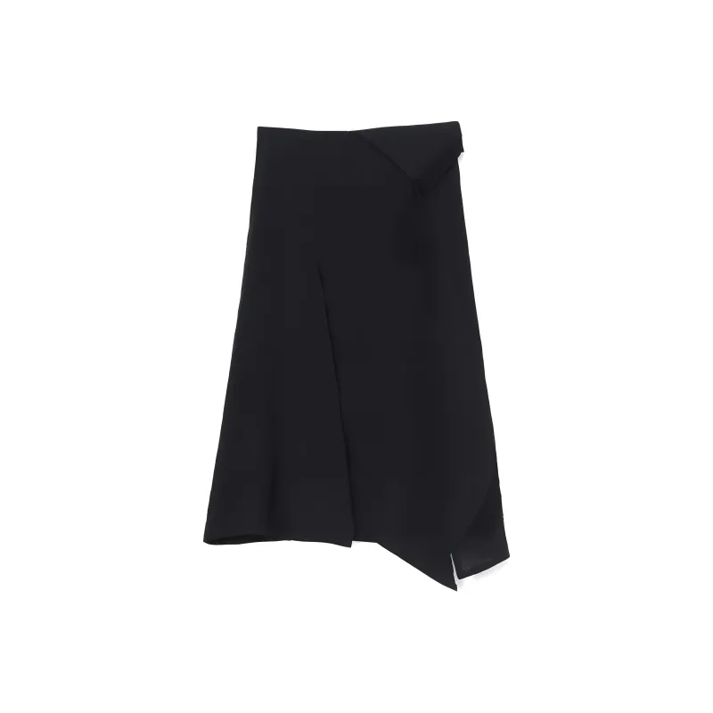 Yohji Yamamoto Casual Long Skirt Women's Black-0