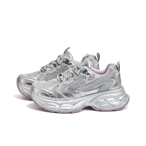 BURCOME Platform philadelphia shoes Anti Slip And Wear Resistant Height Increasing Low Top Chunky Sneakers Women's