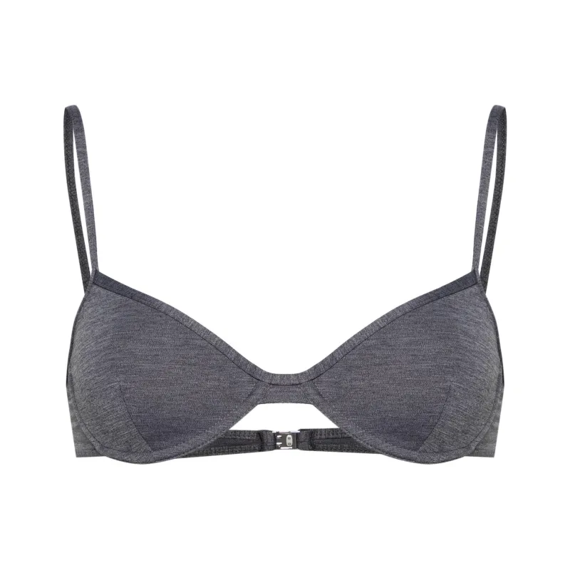 TOTEME Mélange effect Bikini Top-0