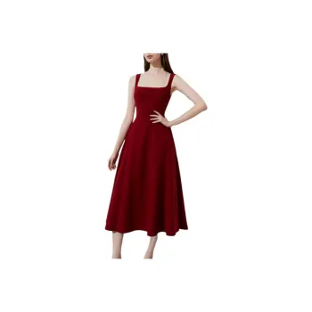 DPLAY Slip Dresses Women's Ancora Red