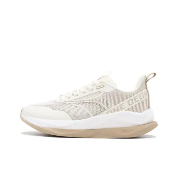 361° Slip Resistant, Abrasion Resistant Cushioning Low Top Casual Racing Running Shoes Men's Ecru