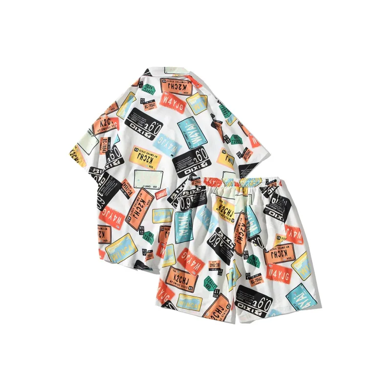 Fakeyoung Shirt Matching Set Unisex-1