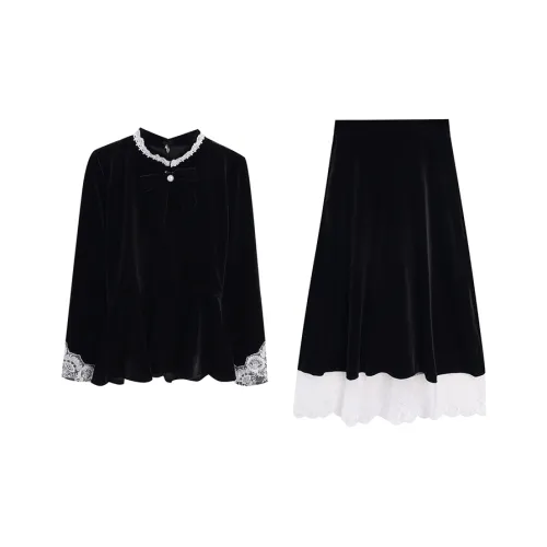 HAPG Two Piece Skirt Sets Women's