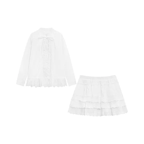 Incolore Skirt Set Women's White