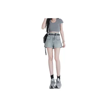 Enhanced Denim Shorts Women's Blue
