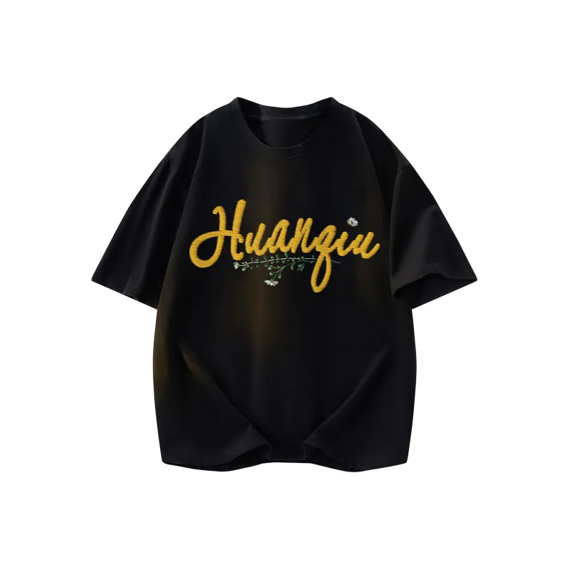 HUANQIU T Shirt Unisex Navy Blue-14
