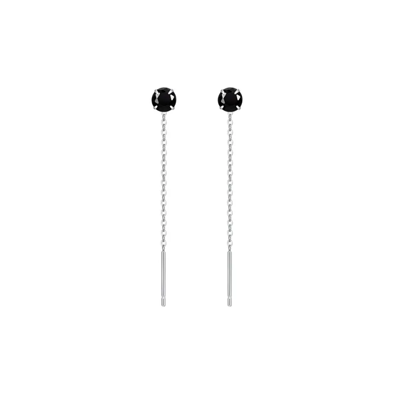 MCK Sterling Silver Drop Earrings Women's-9