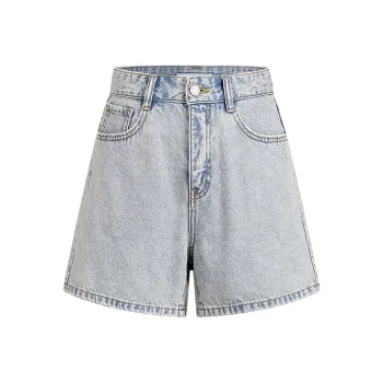 A21 Denim Shorts Women's Blue White