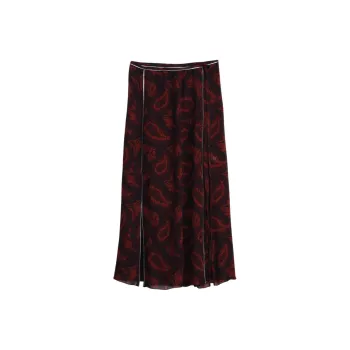 ZARA Casual Long Skirt Women's Print