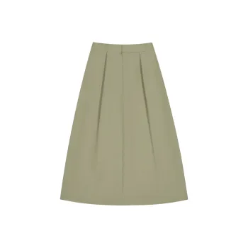 New Balance MET 24 Casual Long Skirt Women's Medium Brown Gray