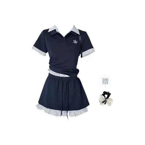 TUSHIFEI Two Piece Skirt Sets Women's
