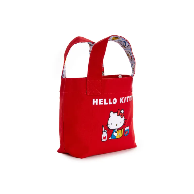 Sanrio Hello Kitty Cartoon Tote Bag, Shopping Bag, Handbag Mini Women's Red-2