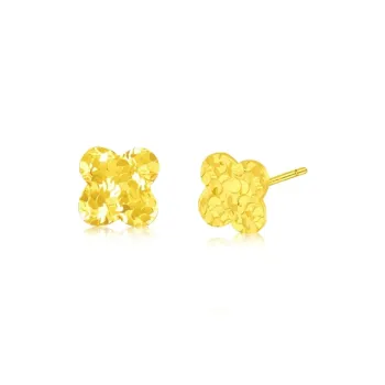 Kim Ka Fook S925 Silver Stud Earrings Unisex