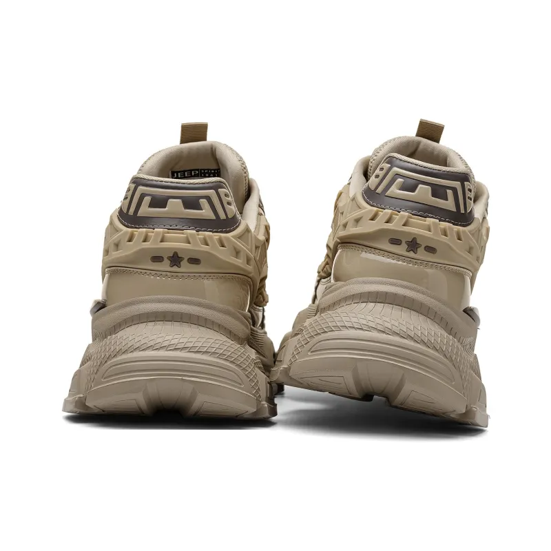 JEEP SPIRIT Low Top Chunky Sneakers Men's Brown-6